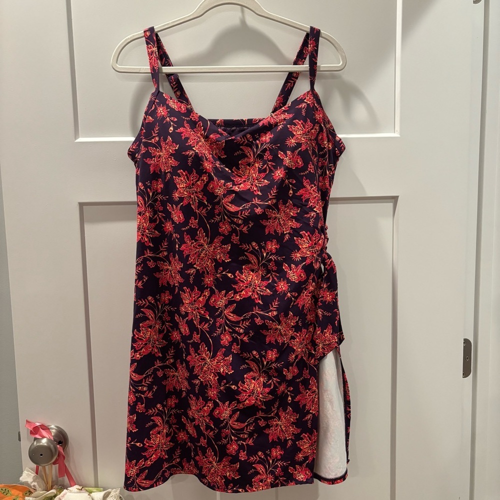 Lands' End Chlorine Resistant Swim Dress 18D - Picture 5 of 13